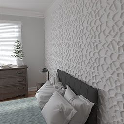 Ekena Millwork - WPDU - 19 5/8"W x 19 5/8"H Dublin EnduraWall Decorative 3D Wall Panel
