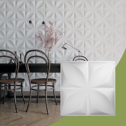 Ekena Millwork - WPAL - 19 5/8"W x 19 5/8"H Alexa EnduraWall Decorative 3D Wall Panel