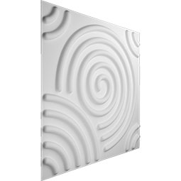 Ekena Millwork - WPSP - 19 5/8"W x 19 5/8"H Spiral EnduraWall Decorative 3D Wall Panel