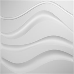 Ekena Millwork - WPWV - 19 5/8"W x 19 5/8"H Wave EnduraWall Decorative 3D Wall Panel