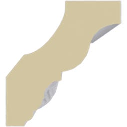 Ekena Millwork - MLD02X01X02EM - Endurathane Emery Crown Moulding, 1 1/2"H x 1 3/8"P x 2"F x 94 1/2"L, Factory Primed