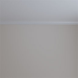 Ekena Millwork - MLD02X01X02EM - Endurathane Emery Crown Moulding, 1 1/2"H x 1 3/8"P x 2"F x 94 1/2"L, Factory Primed