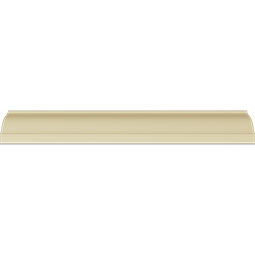Ekena Millwork - MLD02X02X03VE - Endurathane Versailles Crown Moulding, 2 3/8"H x 2 3/8"P x 3 3/8"F x 94 1/2"L, Factory Primed