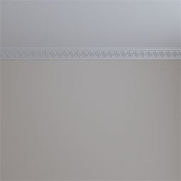 Ekena Millwork - MLD01X01X03ER - Endurathane Eris Crown Moulding, 2 1/8"H x 2 1/8"P x 3"F x 94 1/2"L, Factory Primed
