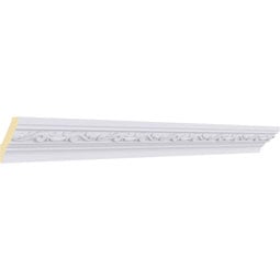 Ekena Millwork - MLD01X01X02CA - Endurathane Caputo Crown Moulding, 1 3/8"H x 1 3/8"P x 2"F x 94 1/2"L, Factory Primed