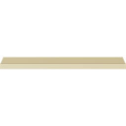Ekena Millwork - MLD01X01X02CA - Endurathane Caputo Crown Moulding, 1 3/8"H x 1 3/8"P x 2"F x 94 1/2"L, Factory Primed