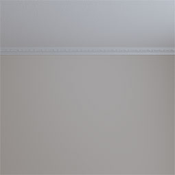 Ekena Millwork - MLD01X01X02CA - Endurathane Caputo Crown Moulding, 1 3/8"H x 1 3/8"P x 2"F x 94 1/2"L, Factory Primed
