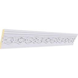 Ekena Millwork - MLD02X01X03LO - Endurathane Loera Crown Moulding, 2 3/4"H x 1 5/8"P x 3 1/8"F x 94 1/2"L, Factory Primed