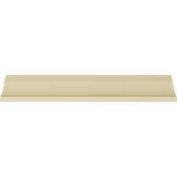 Ekena Millwork - MLD03X02X04SE - Endurathane Sequential Crown Moulding, 2 3/4"H x 2 3/8"P x 3 5/8"F x 94 1/2"L, Factory Primed