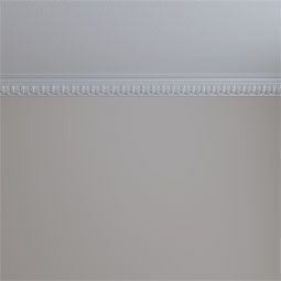 Ekena Millwork - MLD03X02X04SE - Endurathane Sequential Crown Moulding, 2 3/4"H x 2 3/8"P x 3 5/8"F x 94 1/2"L, Factory Primed