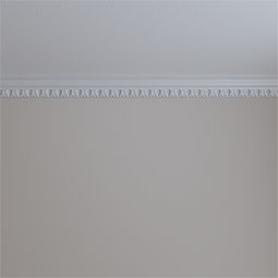 Ekena Millwork - MLD03X02X04LO - Endurathane Loera Crown Moulding, 3 1/8"H x 1 5/8"P x 3 1/2"F x 94 1/2"L, Factory Primed
