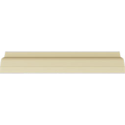 Ekena Millwork - MLD03X02X04SO - Endurathane Sofia Crown Moulding, 3 1/8"H x 2 3/4"P x 4 1/8"F x 94 1/2"L, Factory Primed