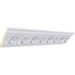 Ekena Millwork - MLD03X04X05LE - Endurathane Legacy Crown Moulding, 3 1/8"H x 3 5/8"P x 5"F x 94 1/2"L, Factory Primed