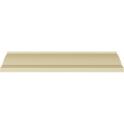 Ekena Millwork - MLD03X04X05LE - Endurathane Legacy Crown Moulding, 3 1/8"H x 3 5/8"P x 5"F x 94 1/2"L, Factory Primed