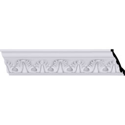 Ekena Millwork - MLD03X04X05LE - Endurathane Legacy Crown Moulding, 3 1/8"H x 3 5/8"P x 5"F x 94 1/2"L, Factory Primed