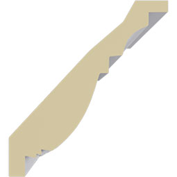 Ekena Millwork - MLD04X04X05SE - Endurathane Sequential Crown Moulding, 3 7/8"H x 3 1/2"P x 5 1/4"F x 94 1/2"L, Factory Primed