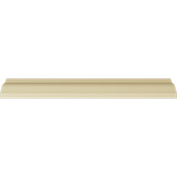 Ekena Millwork - MLD04X04X06SH - Endurathane Shell Crown Moulding, 4 1/8"H x 4 1/8"P x 5 3/4"F x 94 1/2"L, Factory Primed