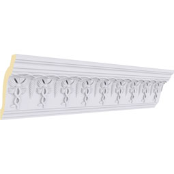 Ekena Millwork - MLD04X03X05SC - Endurathane Scott Crown Moulding, 4 1/4"H x 2 3/4"P x 5"F x 94 1/2"L, Factory Primed