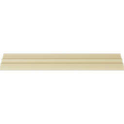 Ekena Millwork - MLD05X03X06NS - Endurathane Nestor Crown Moulding, 4 3/4"H x 3 3/8"P x 5 7/8"F x 94 1/2"L, Factory Primed