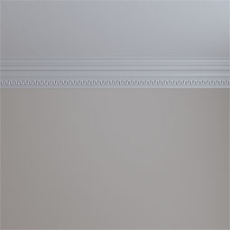 Ekena Millwork - MLD05X03X06NS - Endurathane Nestor Crown Moulding, 4 3/4"H x 3 3/8"P x 5 7/8"F x 94 1/2"L, Factory Primed