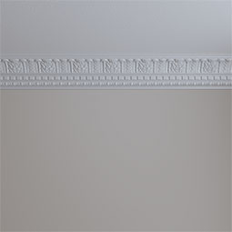Ekena Millwork - MLD04X04X06WA - Endurathane Wakefield Crown Moulding, 4 3/4"H x 4 3/4"P x 6 3/4"F x 94 1/2"L, Factory Primed