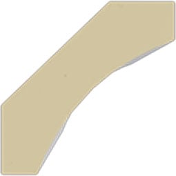 Ekena Millwork - MLD01X01X01TR - Endurathane Traditional Crown Moulding, 1 1/8"H x 1 1/8"P x 1 1/2"F x 94 1/2"L, Factory Primed