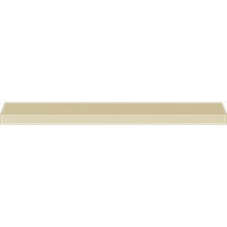 Ekena Millwork - MLD01X01X02AR - Endurathane Artis Crown Moulding, 1 3/8"H x 1 3/8"P x 1 7/8"F x 94 1/2"L, Factory Primed