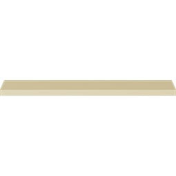 Ekena Millwork - MLD01X01X02SA - Endurathane Salem Crown Moulding, 1 1/4"H x 1 1/4"P x 1 5/8"F x 94 1/2"L, Factory Primed