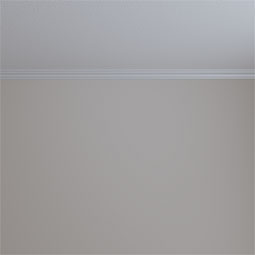 Ekena Millwork - MLD01X01X02SA - Endurathane Salem Crown Moulding, 1 1/4"H x 1 1/4"P x 1 5/8"F x 94 1/2"L, Factory Primed