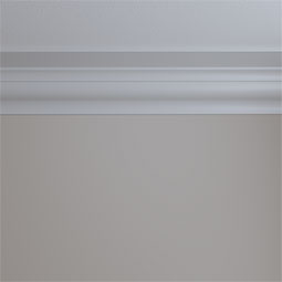 Ekena Millwork - MLD09X06X11RO - Endurathane Robin Crown Moulding, 9 1/8"H x 5 7/8"P x 10 3/4"F x 94 1/2"L, Factory Primed