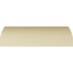 Ekena Millwork - MLD08X08X12FO - Endurathane Foster Cove Crown Moulding, 7 7/8"H x 7 7/8"P x 11 1/2"F x 94 1/2"L, Factory Primed