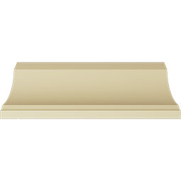 Ekena Millwork - MLD12X12X17CL - Endurathane Claremont Crown Moulding, 11 7/8"H x 11 7/8"P x 16 5/8"F x 94 1/2"L, Factory Primed