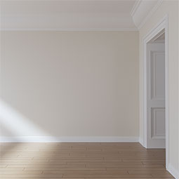 Ekena Millwork - MLD12X12X17CL - Endurathane Claremont Crown Moulding, 11 7/8"H x 11 7/8"P x 16 5/8"F x 94 1/2"L, Factory Primed