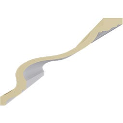 Ekena Millwork - MLD10X14X17MA - Endurathane Marseille Crown Moulding, 9 7/8"H x 13 3/4"P x 17"F x 94 1/2"L, Factory Primed