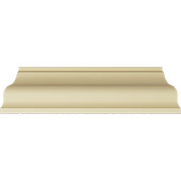 Ekena Millwork - MLD10X14X17MA - Endurathane Marseille Crown Moulding, 9 7/8"H x 13 3/4"P x 17"F x 94 1/2"L, Factory Primed