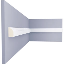 Ekena Millwork - PML01X01ST - Endurathane Standard Panel Moulding, 1 1/8"H x 5/8"P x 94 1/2"L, Factory Primed