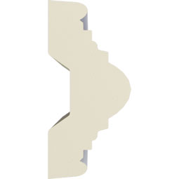 Ekena Millwork - PML04X02BE - Endurathane Bedford Panel Moulding, 3 1/2"H x 1 5/8"P x 94 1/2"L, Factory Primed