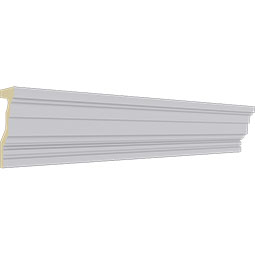 Ekena Millwork - MLD04X02ST - Endurathane Standard Moulding, 3 7/8"H x 1 1/2"P x 94 1/2"L, Factory Primed