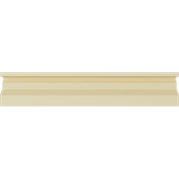 Ekena Millwork - MLD04X02ST - Endurathane Standard Moulding, 3 7/8"H x 1 1/2"P x 94 1/2"L, Factory Primed