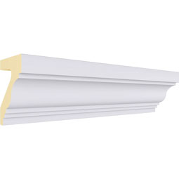 Ekena Millwork - MLD04X03ST - Endurathane Standard Moulding, 4 1/2"H x 3 1/2"P x 94 1/2"L, Factory Primed