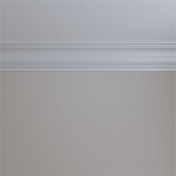 Ekena Millwork - MLD06X05ST - Endurathane Standard Moulding, 5 3/4"H x 4 3/4"P x 94 1/2"L, Factory Primed