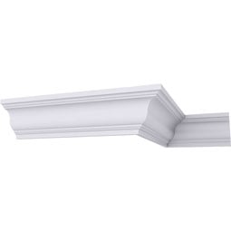 Ekena Millwork - MLD06X05ST - Endurathane Standard Moulding, 5 3/4"H x 4 3/4"P x 94 1/2"L, Factory Primed
