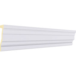 Ekena Millwork - MLD03X07ST - Endurathane Standard Moulding, 7 1/8"H x 2 1/2"P x 94 1/2"L, Factory Primed