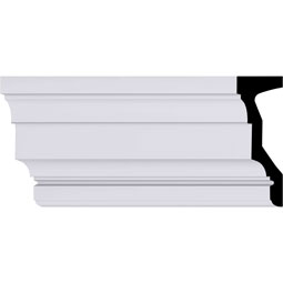 Ekena Millwork - MLD03X07ST - Endurathane Standard Moulding, 7 1/8"H x 2 1/2"P x 94 1/2"L, Factory Primed