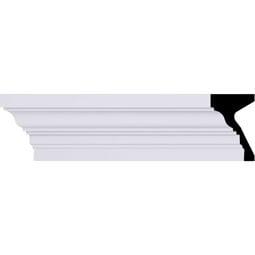 Ekena Millwork - MLD08X05ST - Endurathane Standard Moulding, 7 7/8"H x 5 1/8"P x 94 1/2"L, Factory Primed