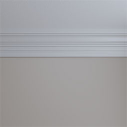 Ekena Millwork - MLD08X05ST - Endurathane Standard Moulding, 7 7/8"H x 5 1/8"P x 94 1/2"L, Factory Primed
