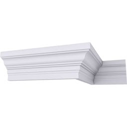 Ekena Millwork - MLD08X05ST - Endurathane Standard Moulding, 7 7/8"H x 5 1/8"P x 94 1/2"L, Factory Primed