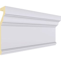 Ekena Millwork - MLD14X04ST - Endurathane Standard Moulding, 13 3/4"H x 3 1/2"P x 94 1/2"L, Factory Primed