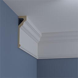 Ekena Millwork - MLD14X04ST - Endurathane Standard Moulding, 13 3/4"H x 3 1/2"P x 94 1/2"L, Factory Primed