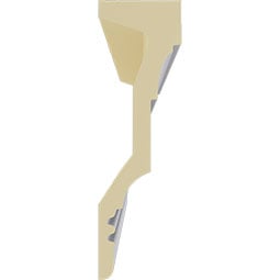 Ekena Millwork - MLD12X04ST - Endurathane Standard Moulding, 11 7/8"H x 3 1/2"P x 94 1/2"L, Factory Primed